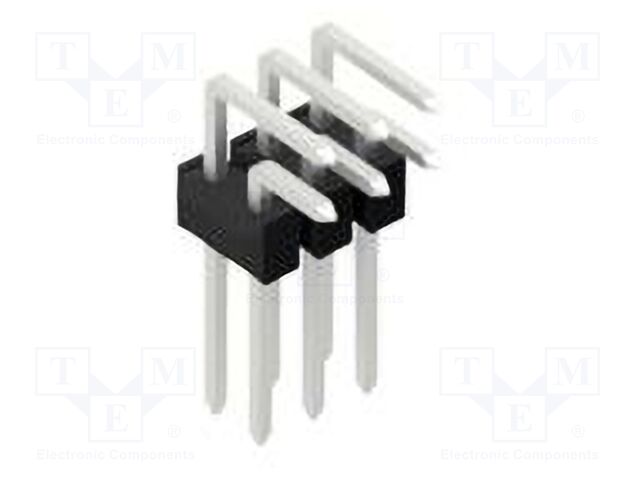 Connector: pin strips; pin header; male; PIN: 6; 2.54mm; THT; 2x3