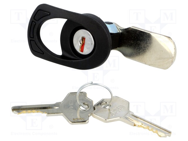 Lock; polyamide; 20mm; IP65