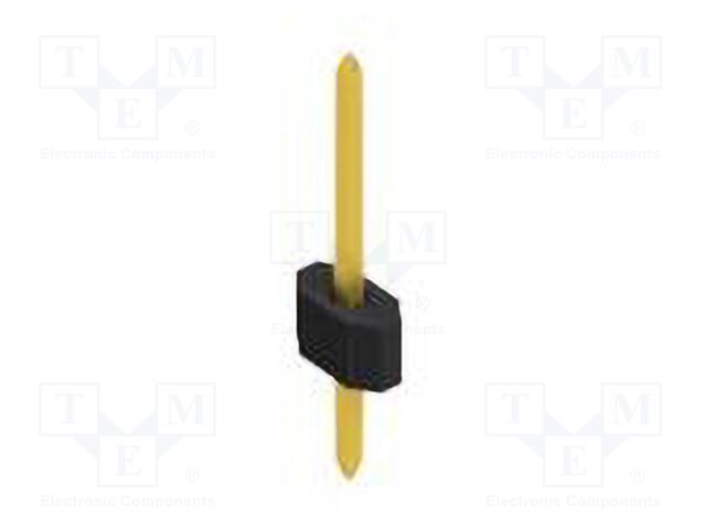 Connector: pin strips; pin header; male; PIN: 1; 1.27mm; THT; 1x1