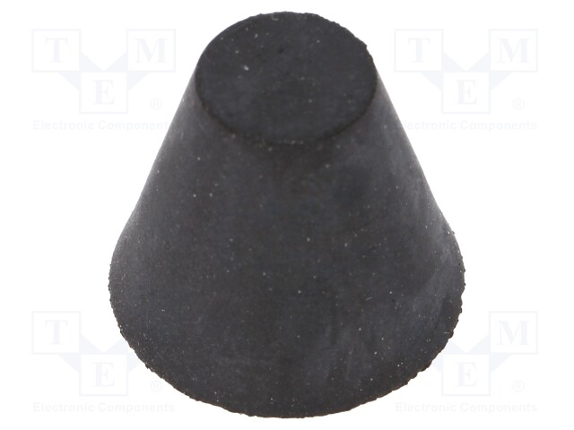 Vibroisolation foot; Ø: 20mm; Shore hardness: 40±5; 207N; 49N/mm