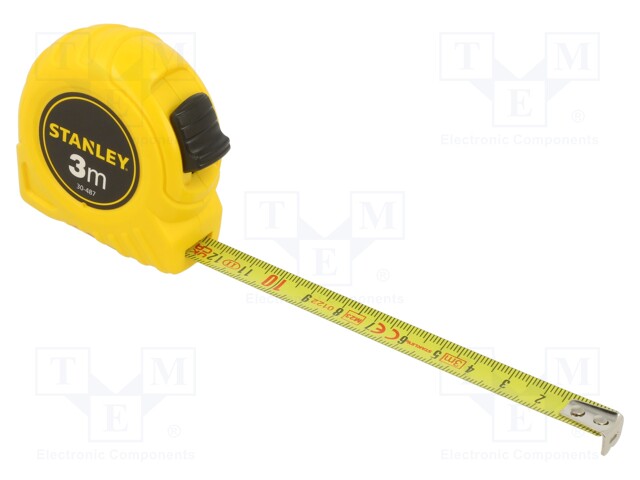Measuring tape; L: 3m; Width: 12.7mm; Class: II