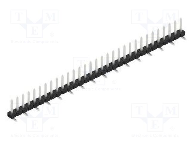 Connector: pin strips; pin header; male; PIN: 31; 2mm; SMT; 1x31