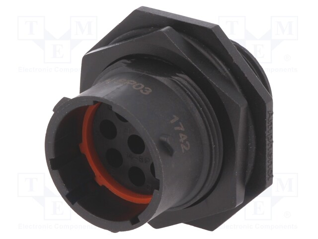 Connector: circular; Series: eco|mate Aquarius; socket; male; 500V