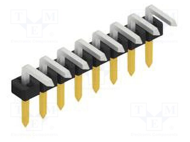 Connector: pin strips; pin header; male; PIN: 8; 2mm; THT; 1x8; 100V