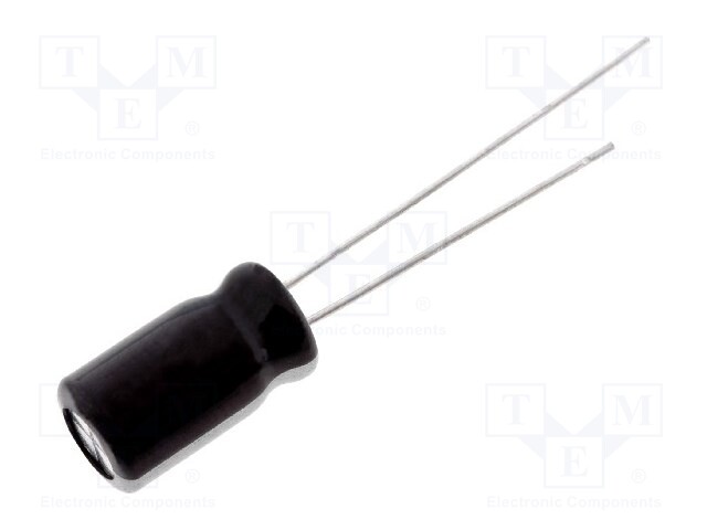 Capacitor: electrolytic; low impedance; THT; 47uF; 100VDC; ±20%