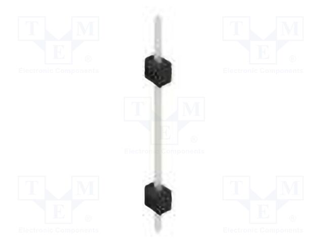 Connector: pin strips; pin header; male; PIN: 1; 2.54mm; THT; 1x1