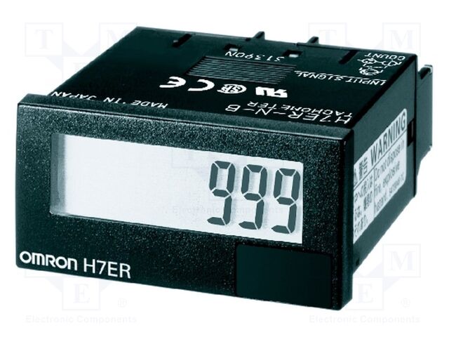 Counter: electronical; LCD; speed; 9999; IP66 (from the front)