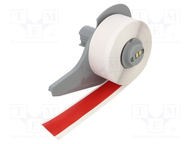 Tape; 19.05mm; 15.24m; red; self-adhesive; -40÷82°C
