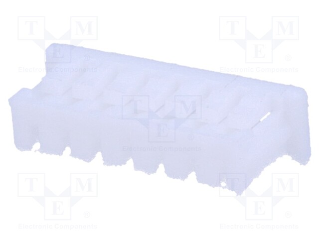 Plug; wire-board; female; 1.25mm; PIN: 7; w/o contacts; for cable