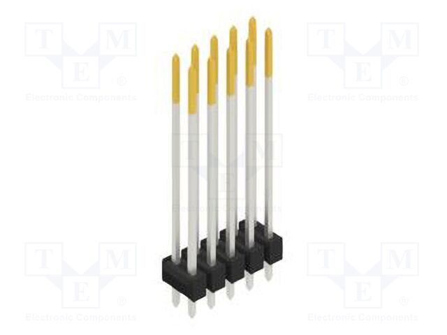 Connector: pin strips; pin header; male; PIN: 10; 2.54mm; THT; 2x5