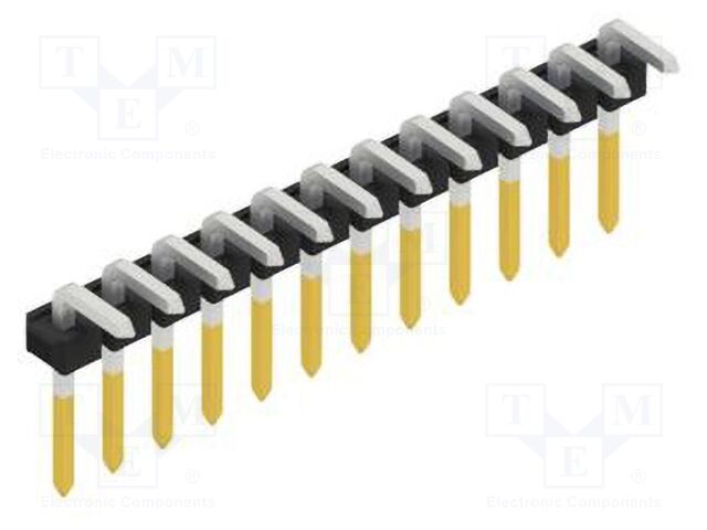 Connector: pin strips; pin header; male; PIN: 12; 2.54mm; THT; 1x12