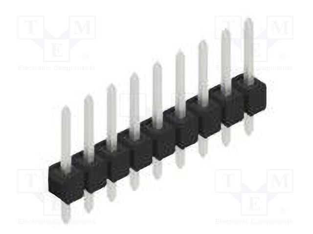Connector: pin strips; pin header; male; PIN: 9; 2.54mm; THT; 1x9