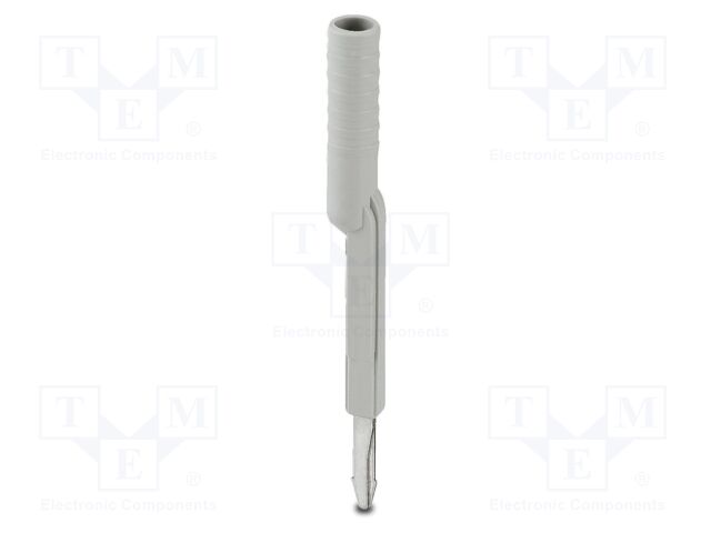 Test socket; PA; L: 51.5mm; ways: 1; W: 5.8mm; H: 5.8mm; Body: grey