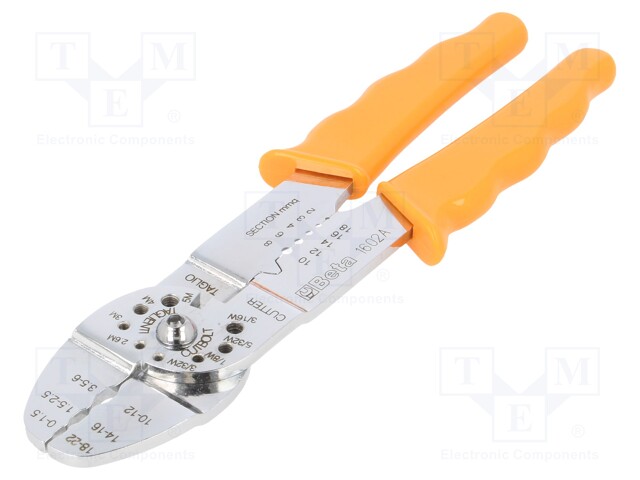 Tool: for crimping; insulated connectors,insulated terminals