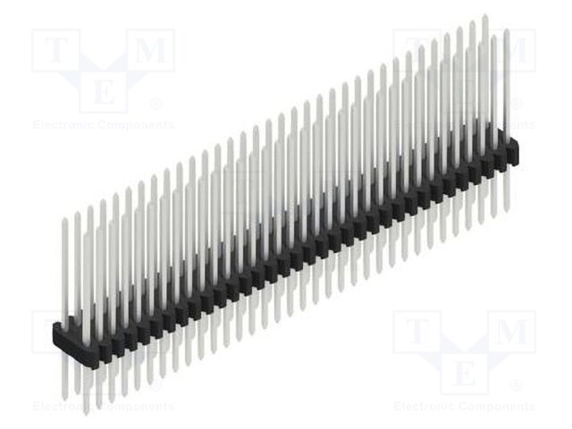 Connector: pin strips; pin header; male; PIN: 68; 1.27mm; THT; 2x34