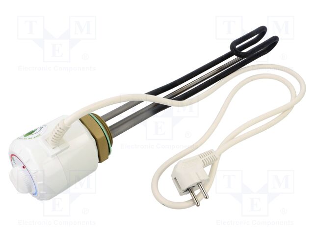 Heater; with thermostat; 1.5kW; 230VAC; 360mm; 5÷70°C; 980g