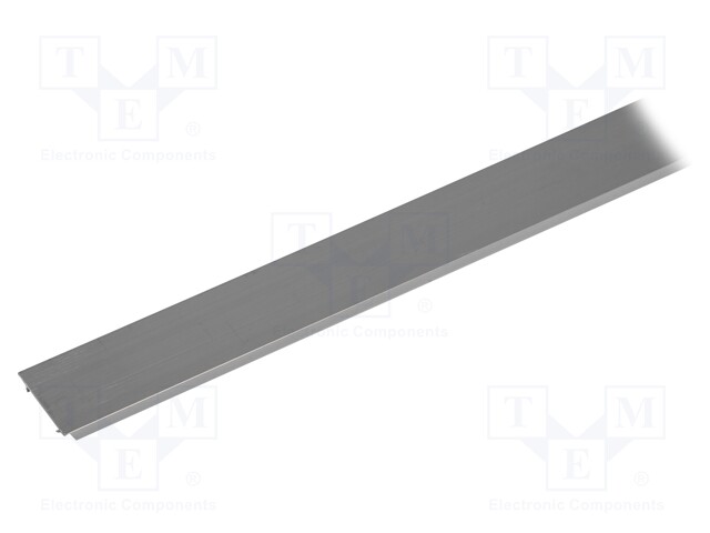 Cover; natural; 2m; aluminium; Application: for profiles