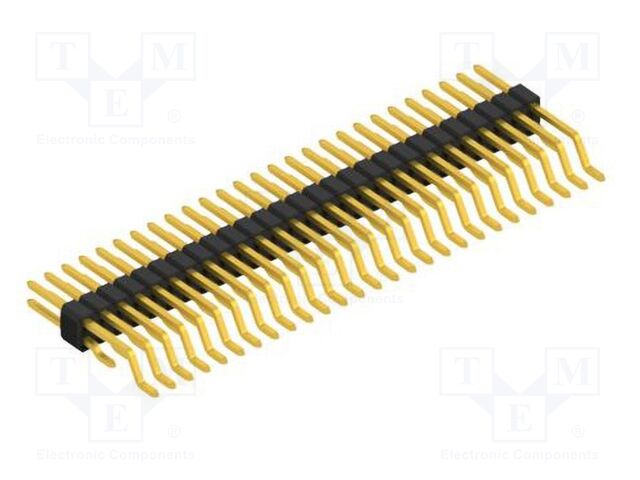 Connector: pin strips; pin header; male; PIN: 54; 1.27mm; SMT; 2x27