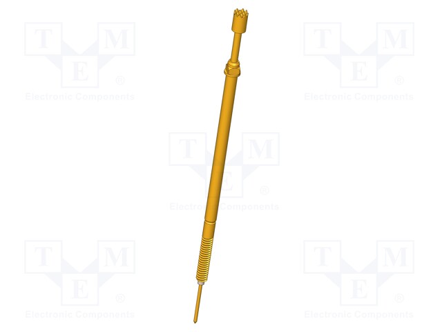 Test needle; Maksimum spring compression: 5mm; 3A; Contacts: CuBe
