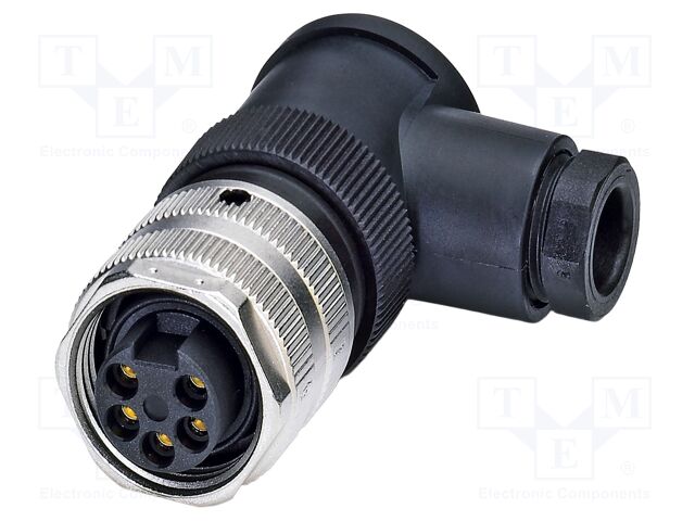 Connector: 7/8"; plug; PIN: 5; angled; unshielded; 9A; 300V; IP67