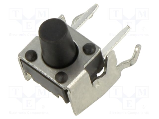 Microswitch TACT; SPST; Pos: 2; 0.1A/30VDC; THT; 2.55N; 7mm; round