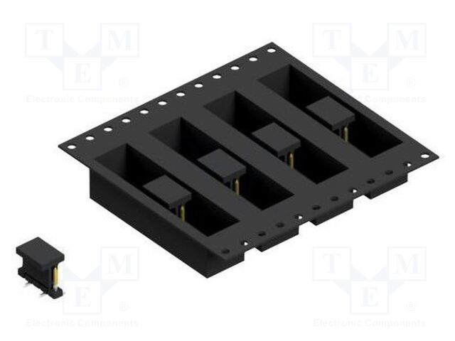 Connector: pin strips; pin header; male; PIN: 5; 2mm; SMT; 1x5; 100V