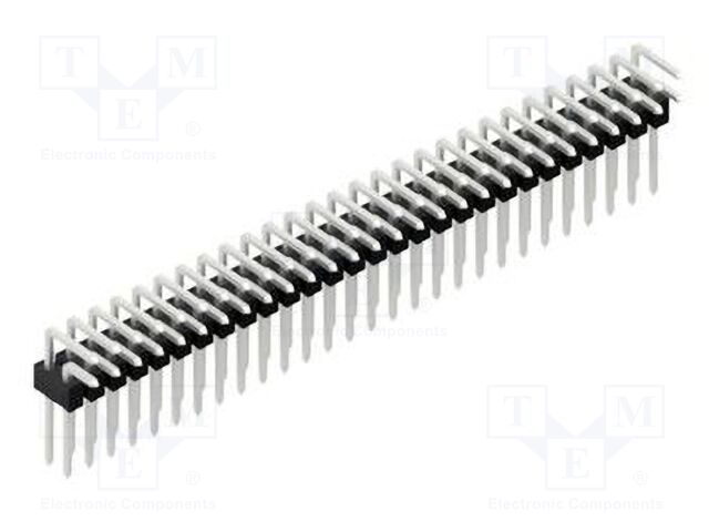 Connector: pin strips; pin header; male; PIN: 56; 2.54mm; THT; 2x28