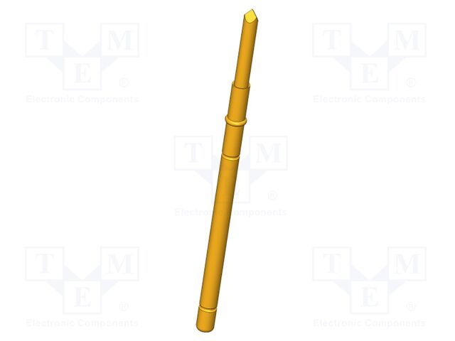 Test needle; Operational spring compression: 4mm; 5A; Ø: 1.3mm