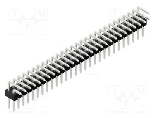 Connector: pin strips; pin header; male; PIN: 56; 2.54mm; THT; 2x28