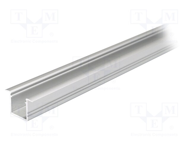 Profiles for LED modules; recessed; natural; L: 2m; aluminium