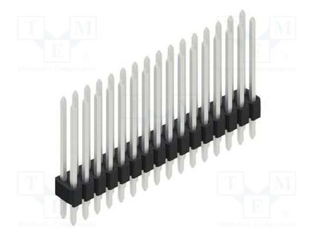 Connector: pin strips; pin header; male; PIN: 32; 1.27mm; THT; 2x16