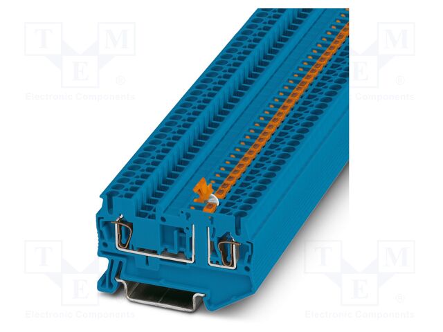 Splice terminal: rail; 20A; 400V; spring clamp; PA; 0.08÷4mm2