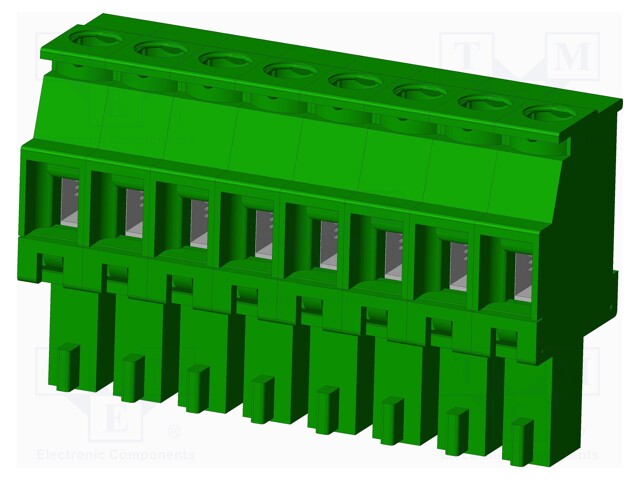 Connector: pluggable terminal block; plug; female; angled 90°