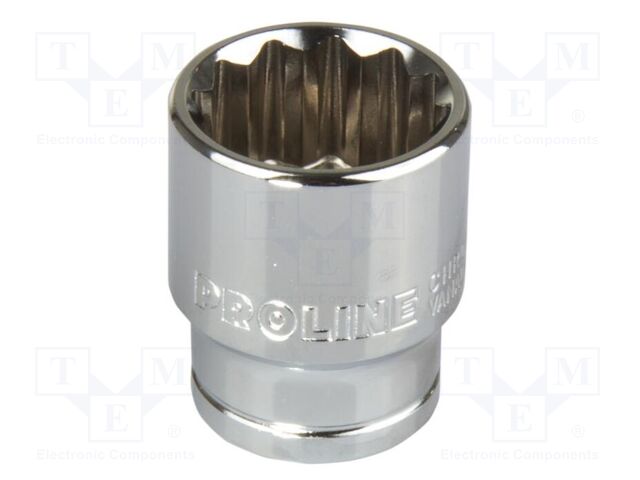 Socket; 12-angles,socket spanner; 30mm; 1/2"