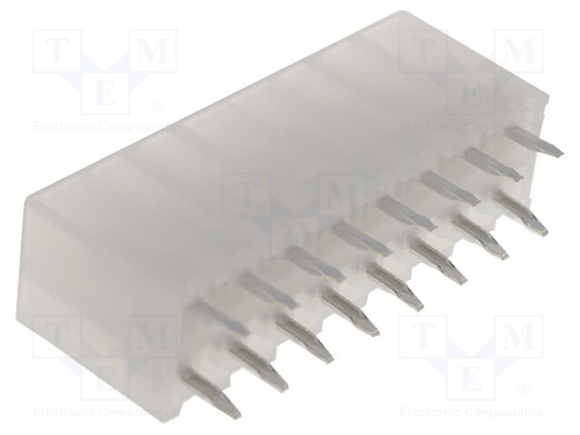 Socket; wire-board; male; Mini-Fit Jr; 4.2mm; PIN: 16; THT; 9A