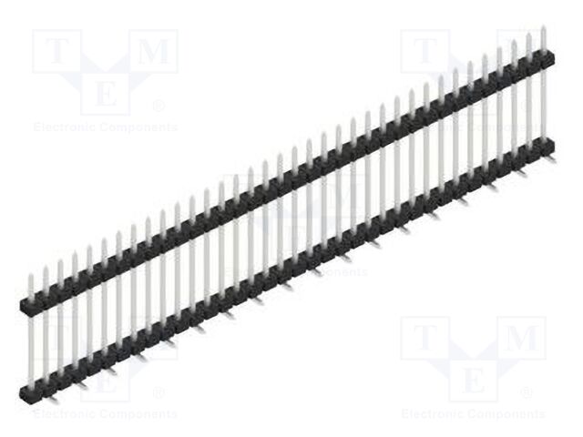 Connector: pin strips; pin header; male; PIN: 36; 2mm; SMT; 1x36