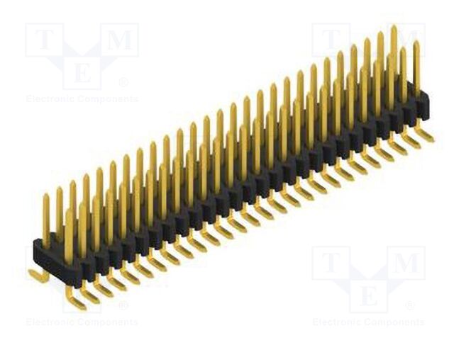 Connector: pin strips; pin header; male; PIN: 54; 1.27mm; SMT; 2x27