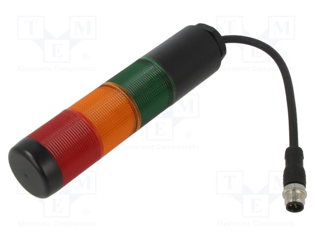 Signaller: signalling column; LED; red/orange/green; 24VDC; 24VAC