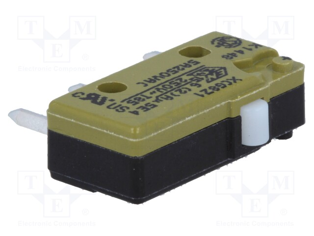 Microswitch SNAP ACTION; without lever; SPDT; 5A/250VAC; ON-(ON)