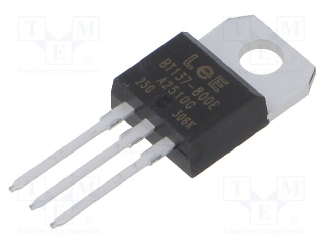 Triac; 800V; 8A; TO220AB; Igt: 10mA; Ufmax: 1.7V