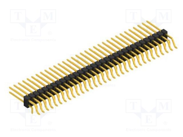 Connector: pin strips; pin header; male; PIN: 64; 2.54mm; SMT,THT