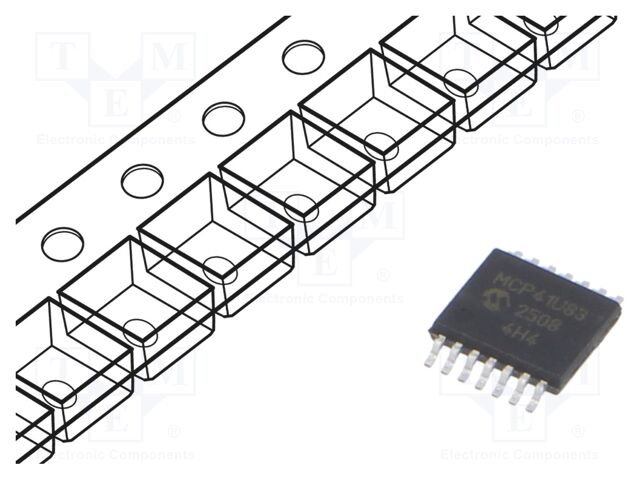 IC: digital potentiometer; 10kΩ; I2C,SPI; 10bit; TSSOP14; SMD; Ch: 1