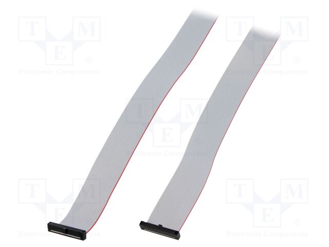 Ribbon cable with IDC connectors; Tape ph: 0.64mm; 1143mm