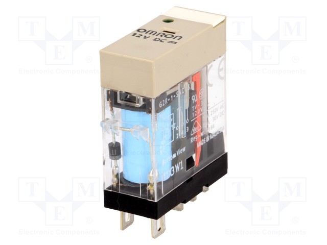 Relay: electromagnetic; SPDT; Ucoil: 12VDC; 10A/250VAC; 10A/30VDC