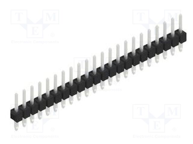 Connector: pin strips; pin header; male; PIN: 22; 2.54mm; THT; 1x22