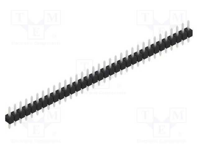 Connector: pin strips; pin header; male; PIN: 33; 2.54mm; THT; 1x33