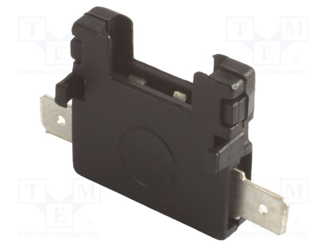 Black; Leads: connectors; Fuse acces: fuse holder; 28.6x10.5mm