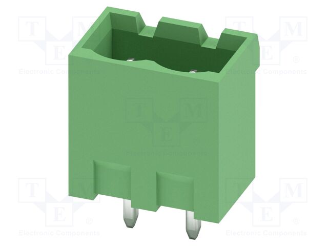 PCB headers, nominal cross section: 2.5 mm?, color: green, n
