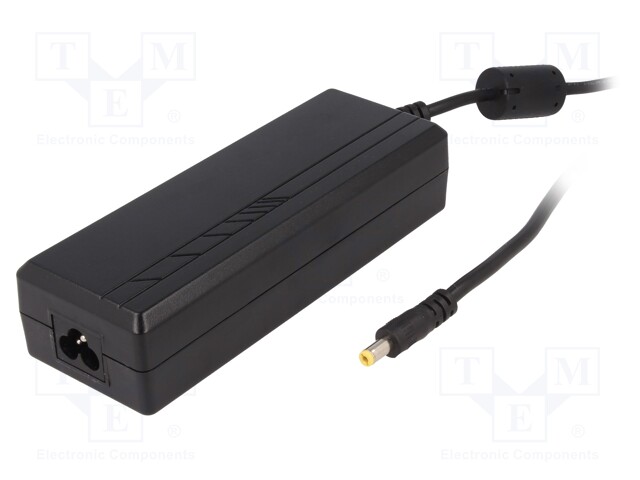 Power supply: switched-mode; 12VDC; 10A; Out: 5,5/2,1; 120W; 0÷40°C