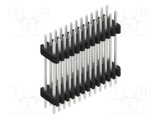 Connector: pin strips; pin header; male; PIN: 26; 1.27mm; THT; 2x13